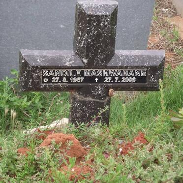MASHWABANE Sandile 1957-2006