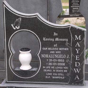 MAYEDWA Nomalungelo J. 1955-2008