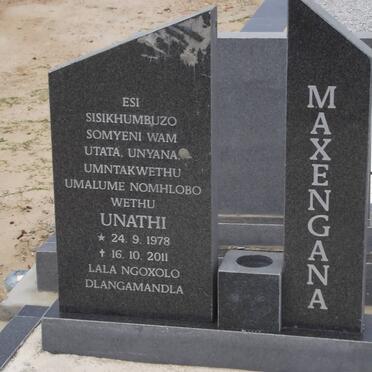 MAXENGANA Unathi 1978-2011