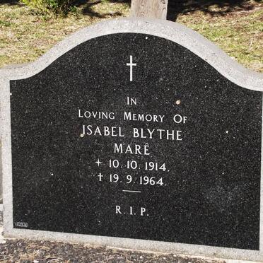 MARE Isabel Blythe 1914-1964