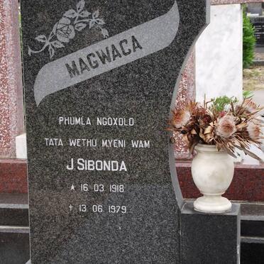MAGWACA J. Sibonda 1918-1979