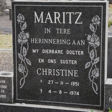 MARITZ Christine 1951-1974