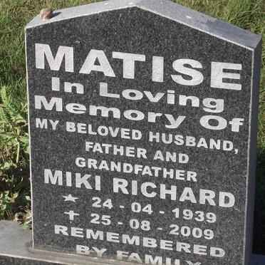 MATISE Miki Richard 1939-2009