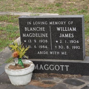 MAGGOTT William James 1904-1992 &amp; Blanche Magdalene 1908-1984
