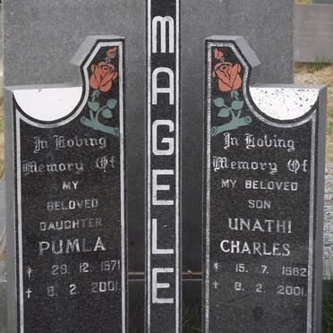 MAGELE Pumla 1971-2001 :: MAGELE Unathi Charles 1982-2001