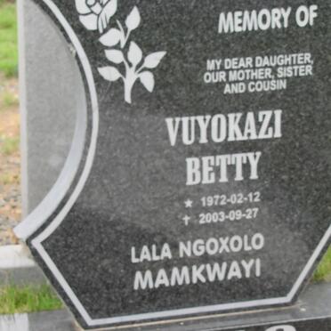 MATSALO Vuyokazi Betty 1972-2003