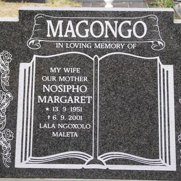 MAGONGO Nosipho Margaret 1951-2001