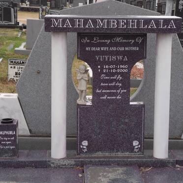 MAHAMBEHLALA Vuyiswa 1960-2000