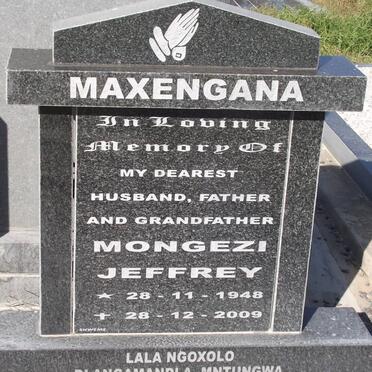 MAXENGA Mongezi Jeffrey 1948-2009