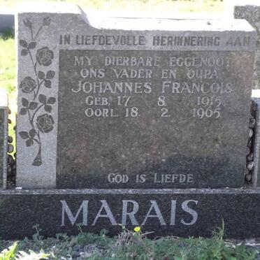 MARAIS Johannes Francois 1915-1965