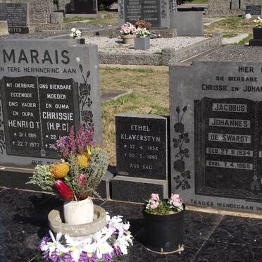 MARAIS :: KLAVERSTYN :: DE SWARDT