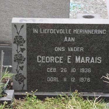 MARAIS George E. 1936-1976