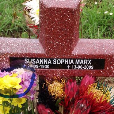 MARX Susanna Sophia 1930-2009
