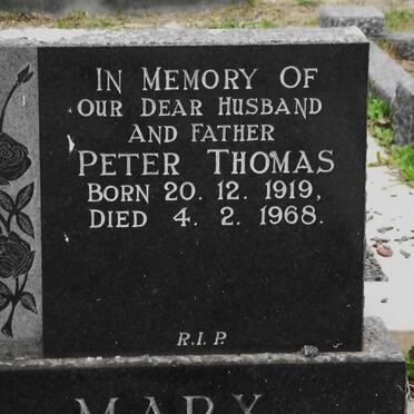 MARX Peter Thomas 1919-1968