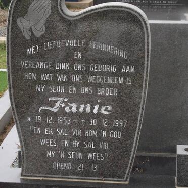 MASSYN Fanie 1953-1997