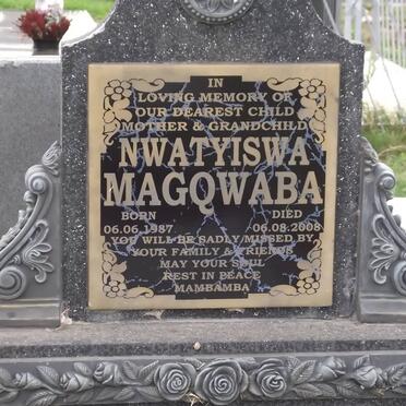 MAGQWABA Nwatyiswa 1987-2008