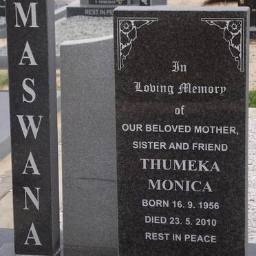 MASWANA Thumeka Monica 1956-2010
