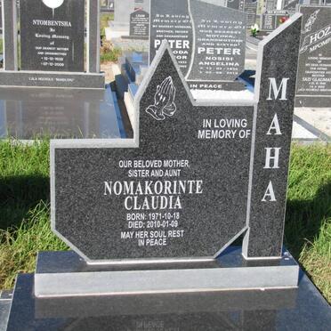 MAHA Nomakorinte Claudia 1971-2010