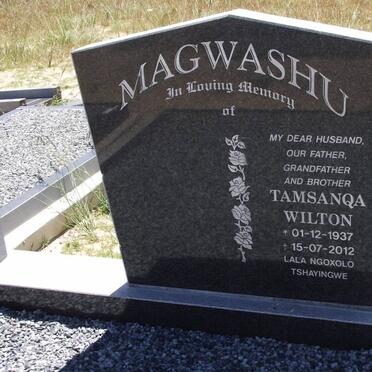 MAGWASHU Tamsanqa Wilton 1937-2012