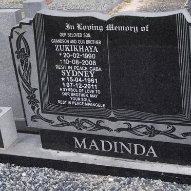 MADINDA Zukikhaya 1990-2008 :: MADINDA Sydney 1961-2011