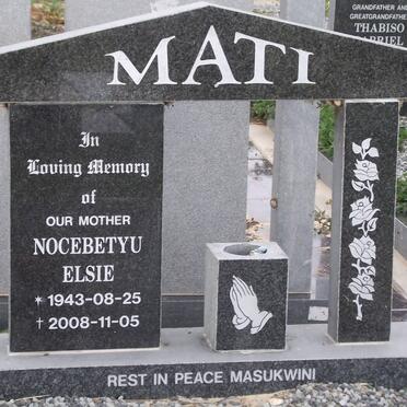 MATI Nocebetyu Elsie 1943-2008