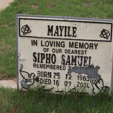 MAYILE Sipho Samuel 1963-2004