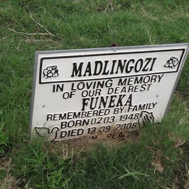 MADLINGOZI Funeka 1948-2008