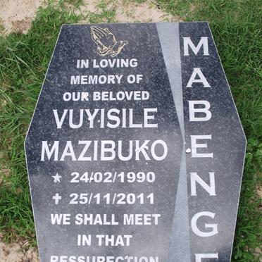 MAZIBUKO Vuyisile 1990-2011