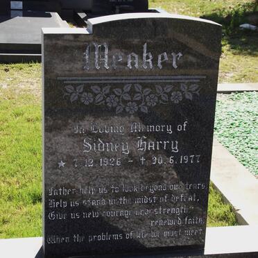 MEAKER Sidney Harry 1926-1977