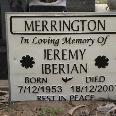 MERRINGTON Jeremy Iberian 1953-2007