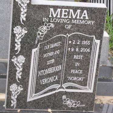 MEMA Ntombekaya Veronica 1955-2006