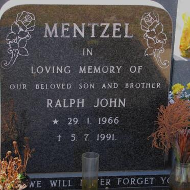 MENTZEL Ralph John 1966-1991
