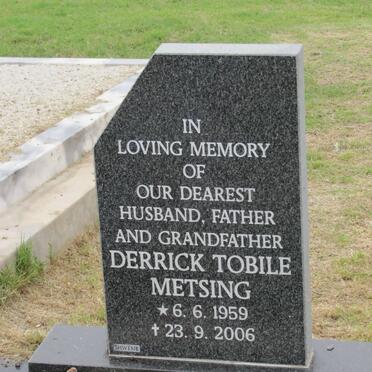 METSING Derrick Tobile 1959-2006