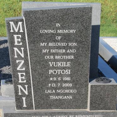 MENZENI Vukile Potosi 1981-2009