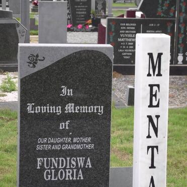 MENTA Fundiswa Gloria 1959-2006