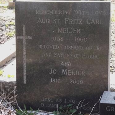 MEIJER August Carl 1908-1966 &amp; Jo 1910-2000