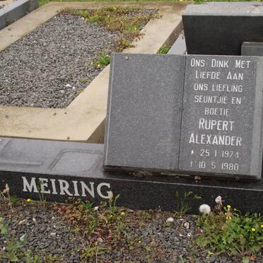 MEIRING Rupert Alexander 1974-1980