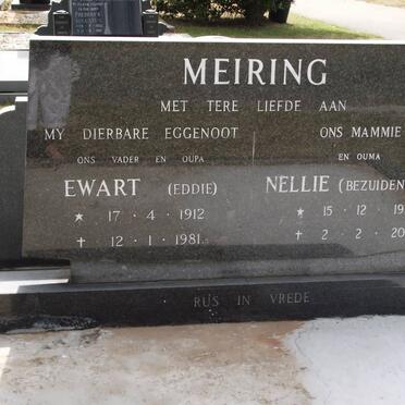 MEIRING Ewart 1912-1981 &amp; Nellie BEZUIDENHOUT 1916-2011