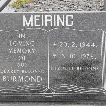 MEIRING Burmond 1944-1976