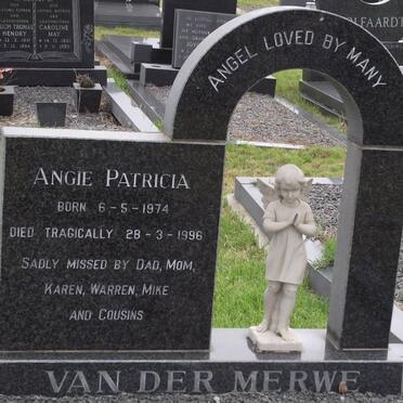 MERWE Angie Patricia, van der 1974-1996