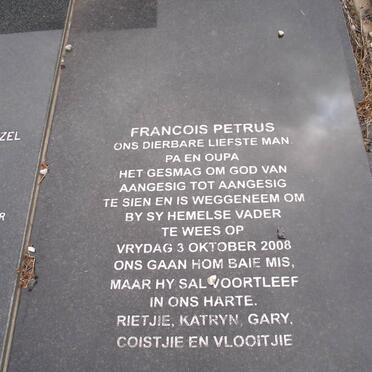 MERWE Christoffel Wentzel, van der 1964-1992 :: MERWE Francois Petrus, van der 1931-2008