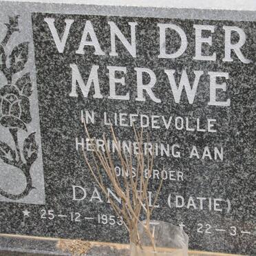 MERWE Daniel, van der 1953-1997