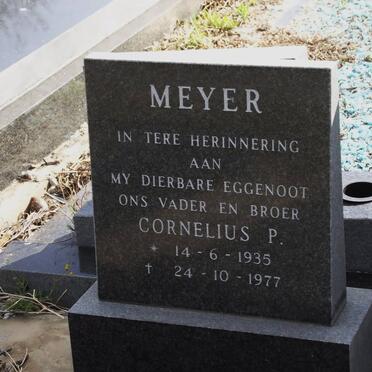 MEYER Cornelius P. 1935-1977