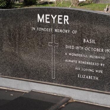 MEYER Basil -1978