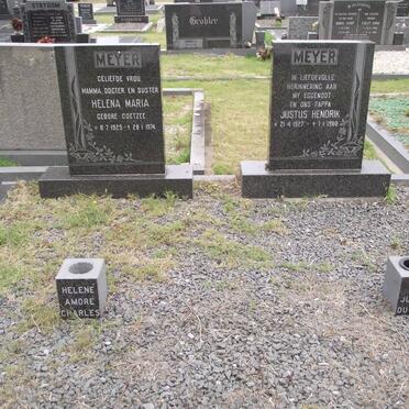 MEYER Justus Hendrik 1927-1988 &amp; Helena Maria COETZEE 1925-1974