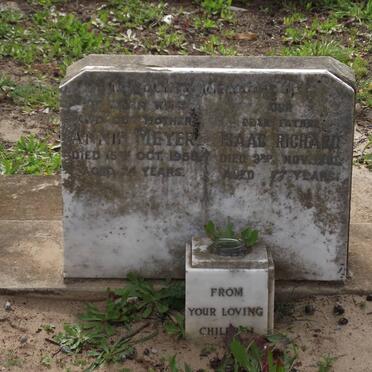 MEYER Annie -1958 &amp; Isaac Richard -1961