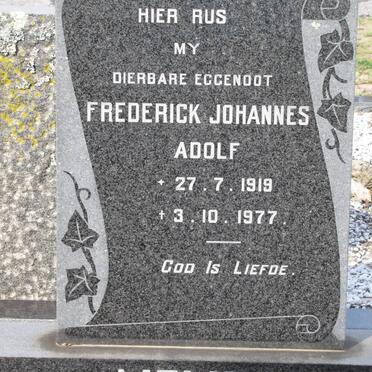 MEYER Frederick Johannes Adolf 1919-1977