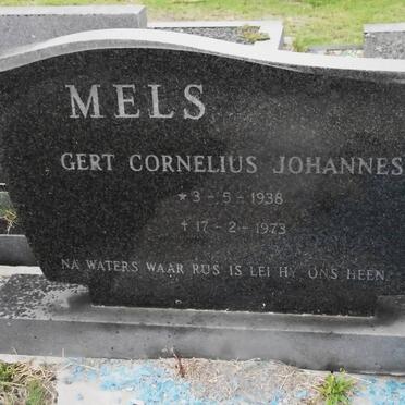 MELS Gert Cornelius Johannes 1938-1973