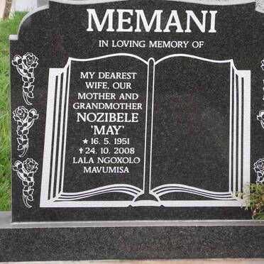 MEMANI Nozibele 1951-2008
