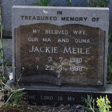MEILE Jackie 1930-1988